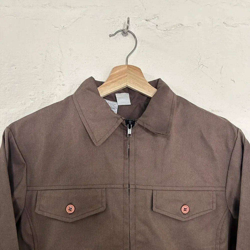 True Vintage 1960's Mardac Twill Work Jacket “Brown”
